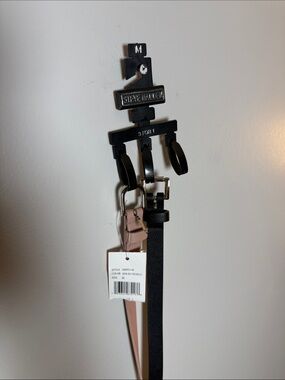 Steve Madden Black and Blush Belt Duo Size Medium NEW!